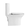 New Sanitary Ware Wash Down Toilet Rimless One Piece One Piece Wc Toliet Ceramic PP Seat Cover Flush Pipe Component Modern Hotel