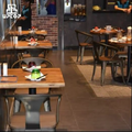UPTOP hot sale commercial project dining hotel cafe restaurant furniture Customizable table and chair