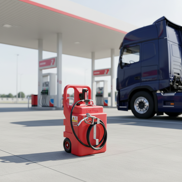 TECHNIC POWER for Diesel Gasoline Kerosene Transfer Pump YHM-120G Portable Fuel Tank 120L Self-Priming Water Pump 12V