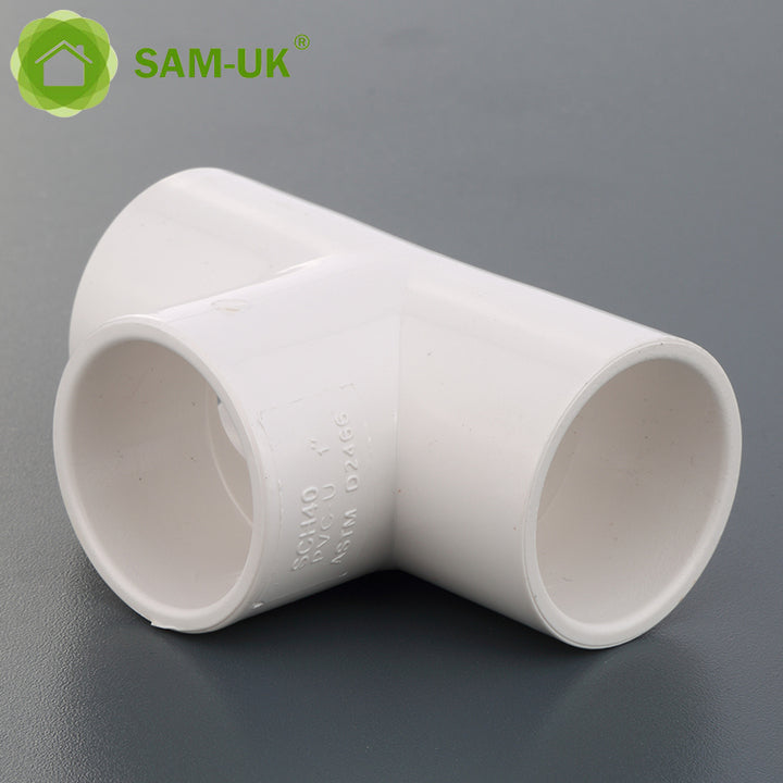 Wholesale Sales of Tee Pipe Fittings by Chinese Suppliers Tee Pvc Water Pipe Fitting Plumbing