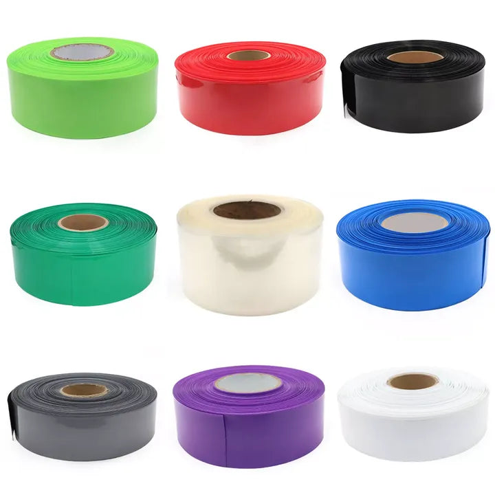 ZH-PVC 60mm PVC Heat Shrink Tubing Strong Shrinkage Insulation Customizable Heat Resistant for Wire Protection 600V Rated 35lb