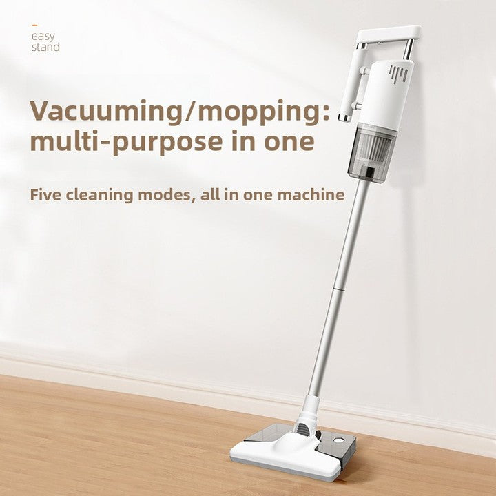 5-Speed Hand Held Cordless USB Vacuum Mop 2-in-1 Wet Dry Lightweight Portable High Suction Whole House Cleaning Pet Areas Car