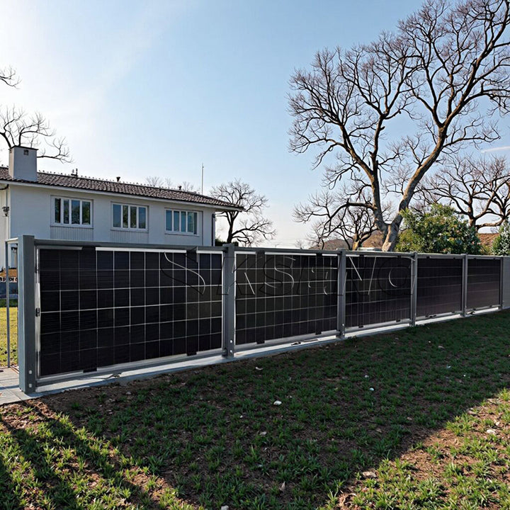 Corrosion Resistant Solar Fence Mounting System Vertical Bifacial Pv Fence Mounting System Wholesale Price
