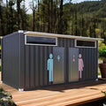 Eco-friendly Mobile Plastic Sandwich Panel Portable Toilet Park Scenic Area Construction Site Use Shandong Prefabricated JiaXin