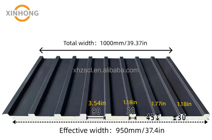 Modern Outdoor Aluminum Roof Sandwich Panels-Water & Fire Resistant Eco-Friendly