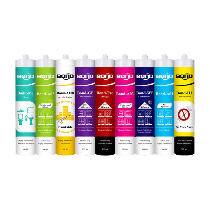 Liquid Nail Free Adhesive for Construction and Glass Installation with High Strength and No Nails Required
