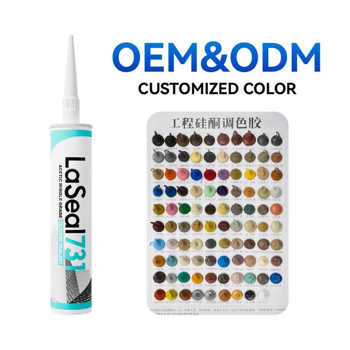 Wholesale Price Clear Acid Silicone Sealant Waterproof Joint Caulking with Acetoxy GP for Packing Usage