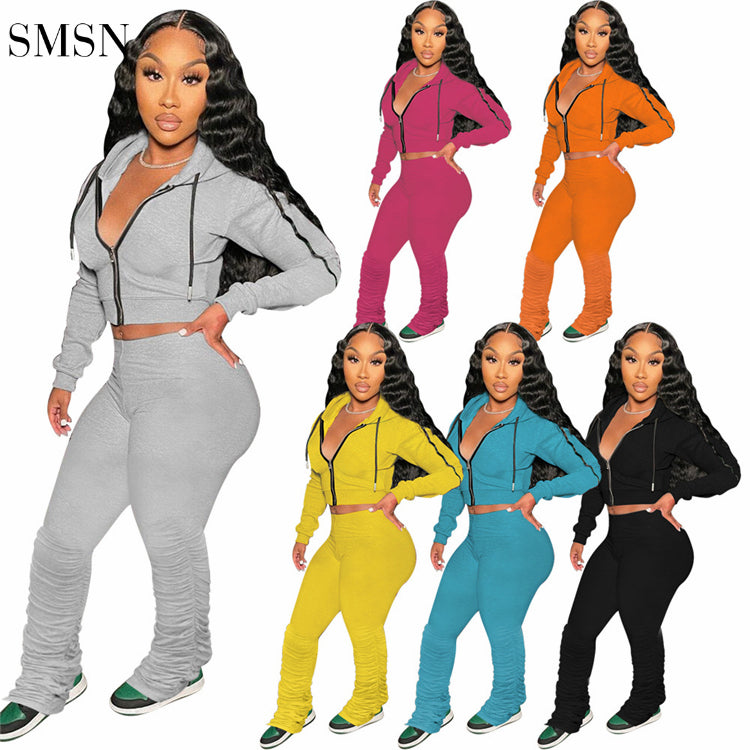 new autumn long sleeve woman clothes ladies autumn set 2 piece outfit womens two piece pants set