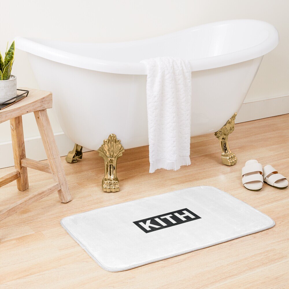 Kith Black BOGO Bath Mat Floor Modern Bathroom Accessories