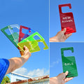 Korean Clothing Store  Acrylic Advertising Hang Tag Discount Promotion Acrylic Hanging Tag