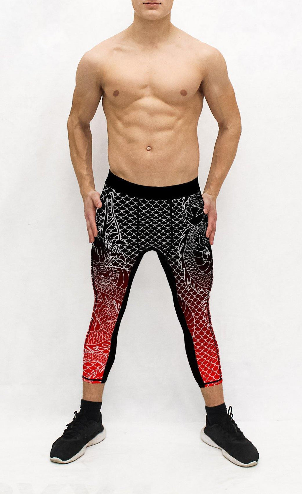 dragon mens compression pants