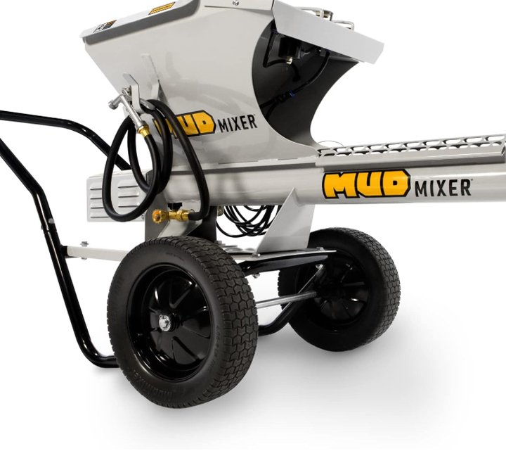 2026 BEST OFFER FOR NEW Mud Mixer Electric Portable Concrete Mixer With Wheels And Hose For Construction Use