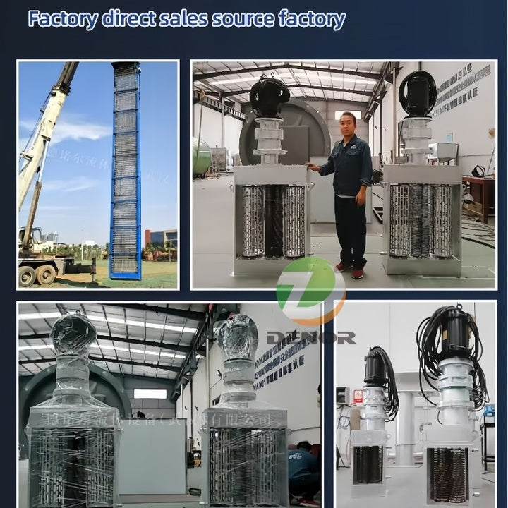 Industrial Grinder Custom-Made Wastewater Crusher Sewage Macerator Solids Shredder