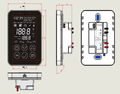 Ac Thermostat Smart Room Hvac Thermostat Wifi Smart Home Air Conditioners Hvac Systems Parts