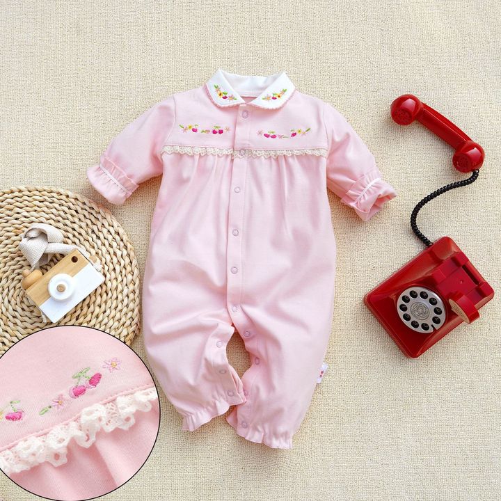 Baby Jumpsuit Spring and Autumn Cotton Baby Cartoon Crawling Clothes Newborn Clothes Baby Boy Clothes 9-12 Months Winter