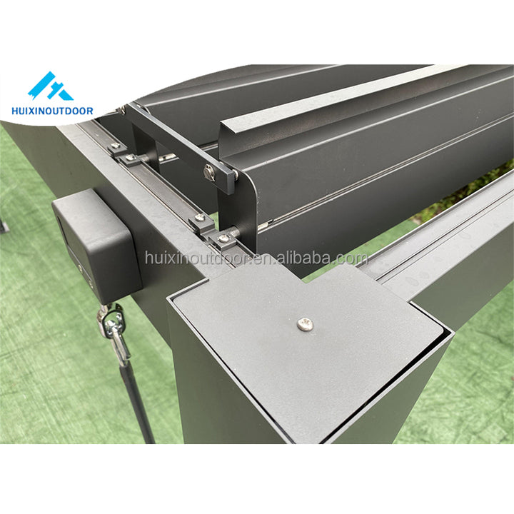 Motorized Adjustable Gazebo Pergola Waterproof Aluminum Bioclimatic Pergola