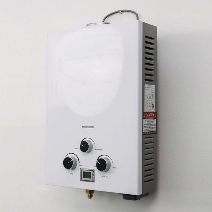 Instant Tankless Portable Natural Gas RV Outdoor Bath Shower Stainless Steel Hot Water Heater