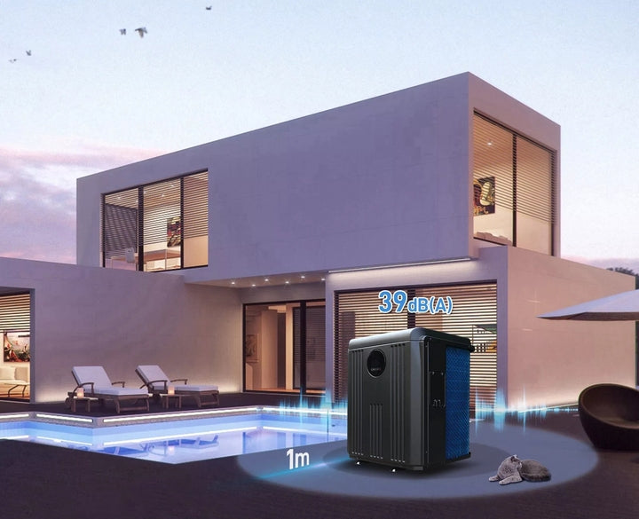 Sunrain 7kw to 35kw Wifi Control R32 Refrigerant Full DC Inverter Swimming Pool Heat Pumps for Heating Cooling Bomba De Calor