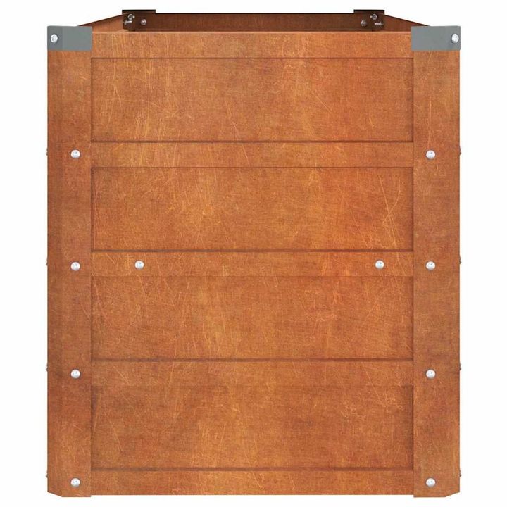 Rusty Corten Steel Garden Raised Bed 39.4"x15.7"x17.7" Outdoor Furniture