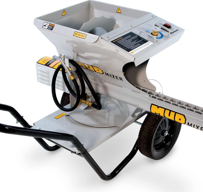 2026 BEST OFFER FOR NEW Mud Mixer Electric Portable Concrete Mixer With Wheels And Hose For Construction Use