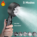 Supercharged Shower Head Bathroom Bath Heater Household Water Heater Bath Bath Super Shower Head Lotus Shower Head Set