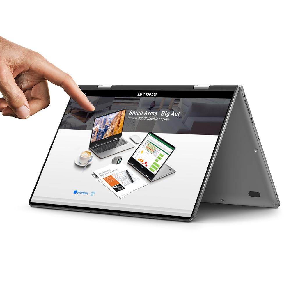 teclast f5 11 6 inch laptop touch screen windows 10 notebook 8gb ddr4 256gb ssd intel n4100 1920x1080 ips 360 laptops type c laptops