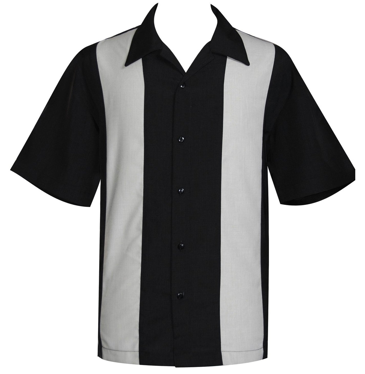Bowling Shirt Mens Collar Short Sleeve Custom Embroidered Bowling Shirt Sports Side Panel Bowling