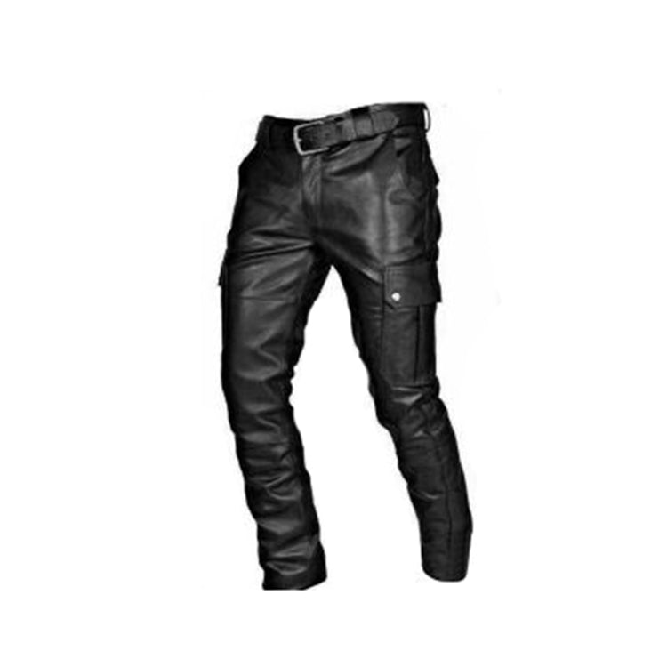 Leather PU Pants Hot Sale Mens Pants And Trousers High Quality Fully Customized Own Logo New Arrival 2023 Unisex Shinny