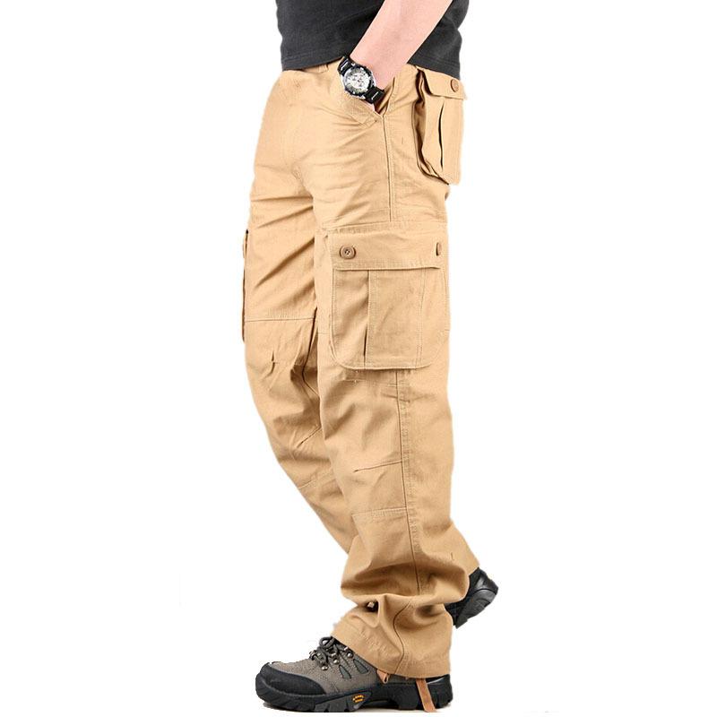 Custom Cotton Twill worker pant High Quality Multi-pockets Men Solid color Cargo Long Pants