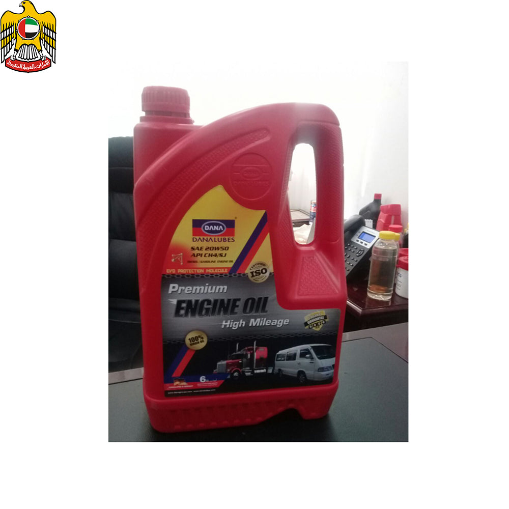 Premium Diesel Engine Oil SAE 20W50 UAE Dubai Gulf Middle East Supplier Automotive Lubricants , Export to Africa Durban Cameroon