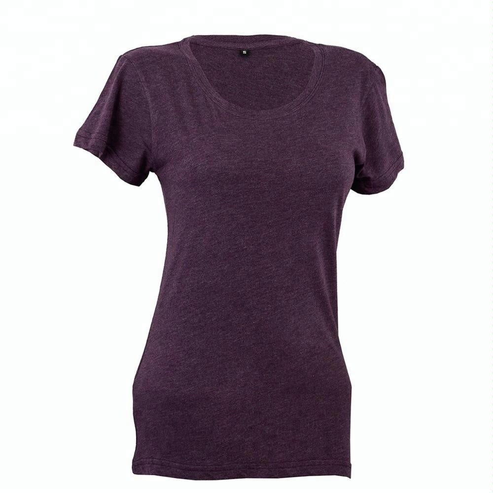 Classic Comfort: 100% Cotton Short Sleeve Women's Plain T-Shirts