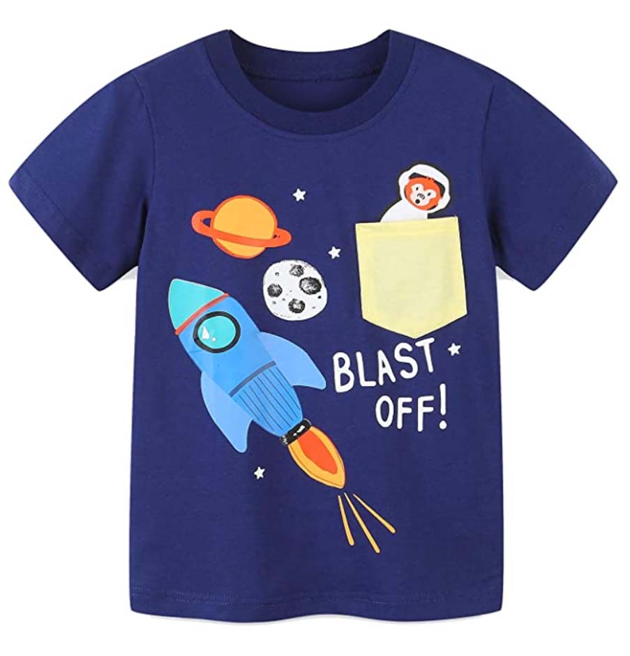 2022 Children Short Sleeve T-Shirt Custom Logo Printing 100% Cotton Plain Blank Kids Baby Girl Boy T shirts