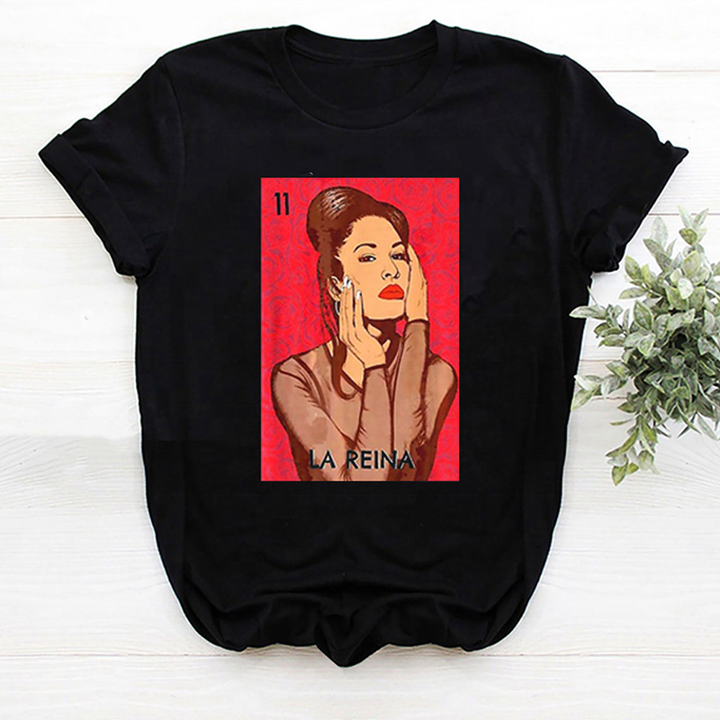 wholesale custom women t shirts rihanna popular singer printed clothing woman graphic tees cotton oversized tshirt