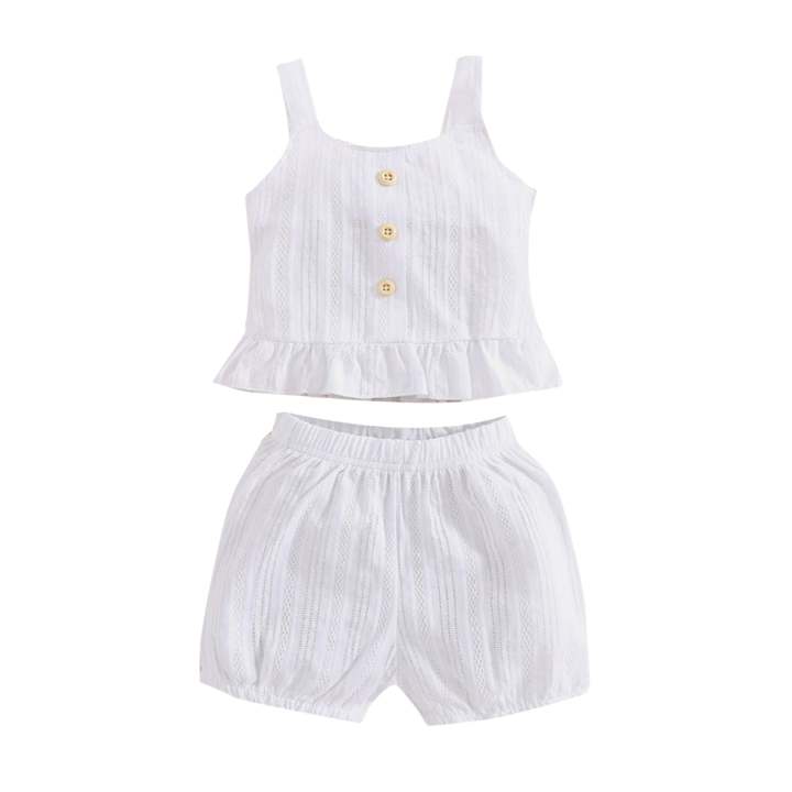 Top Quality 2022 Latest Wholesale Toddlers Girls Clothing Sets Customized Size Customized Color ODM