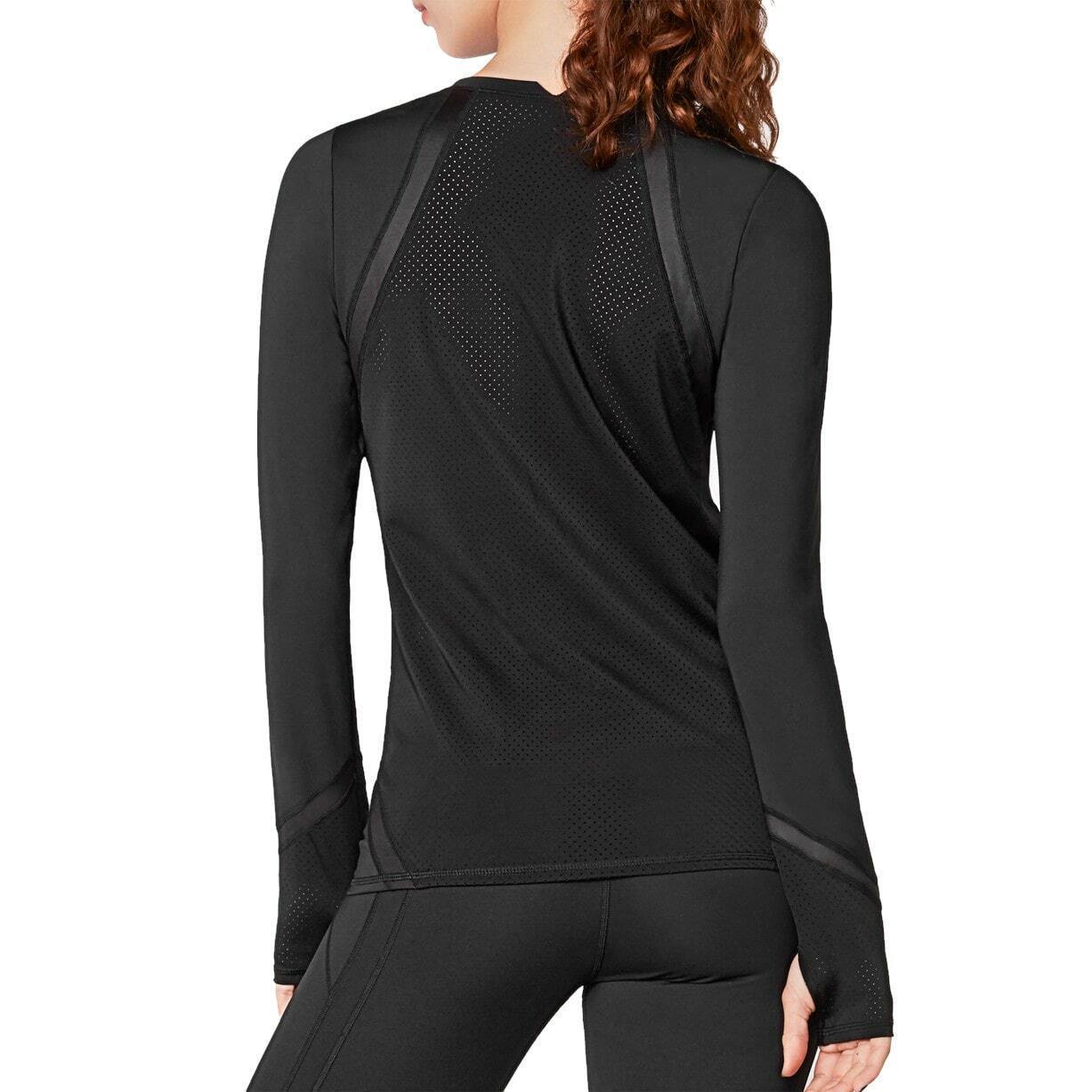 urban savage carnegie womens long sleeve top in black