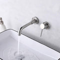 bathroom wall mounted concealed faucet taps body 304 stainless steel 360 degree rotation mixer water cold and hot
