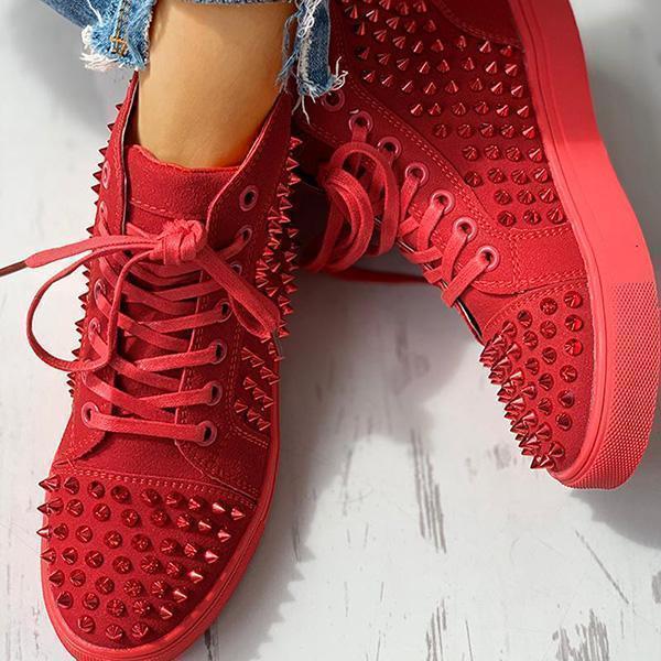 rivet high top womens shoes
