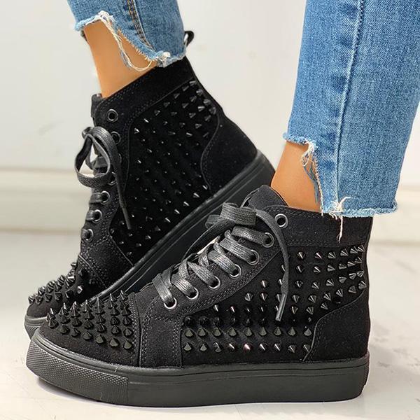 rivet high top womens shoes