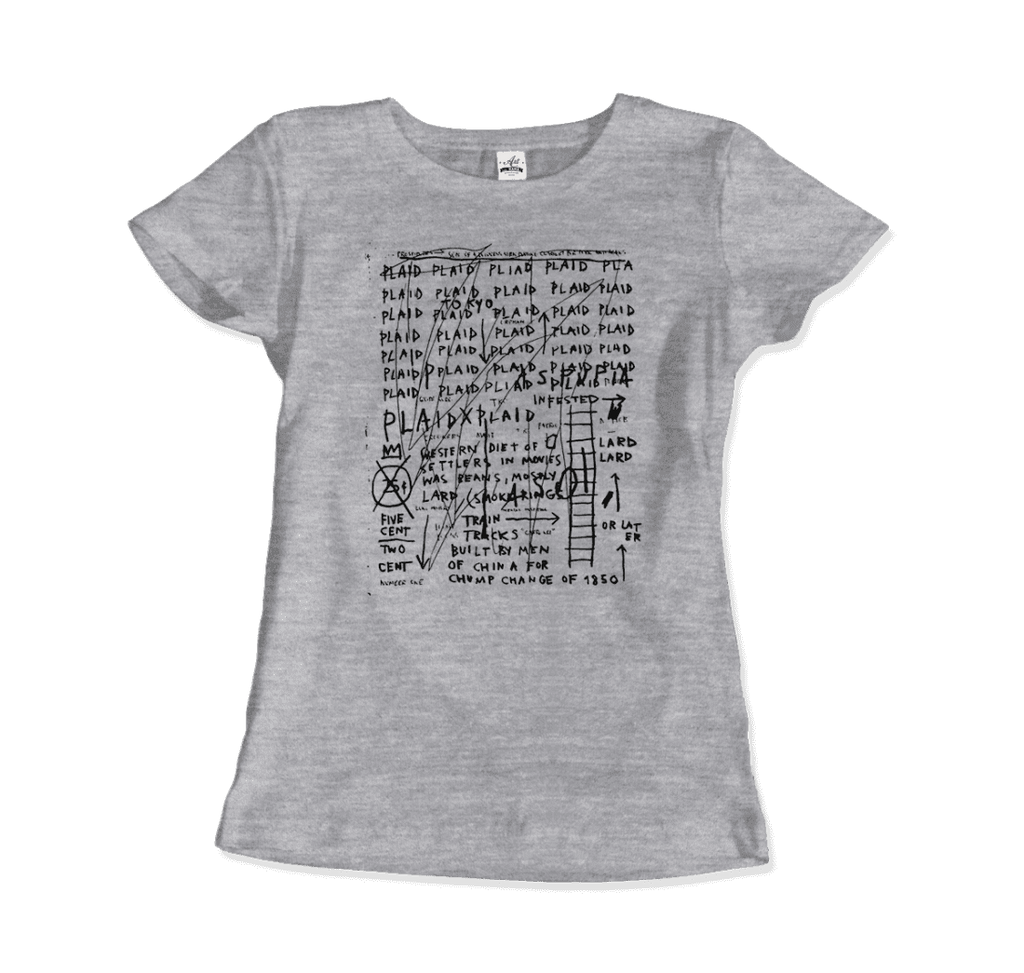 jean michel basquiat not detected 1982 artwork t shirt art o rama