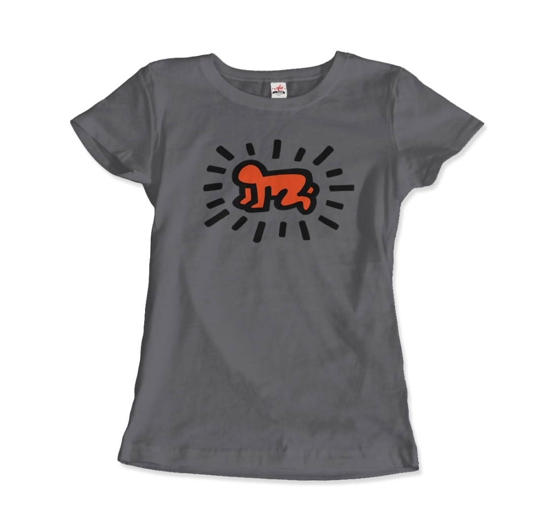 keith haring radiant baby icon 1990 street art t shirt