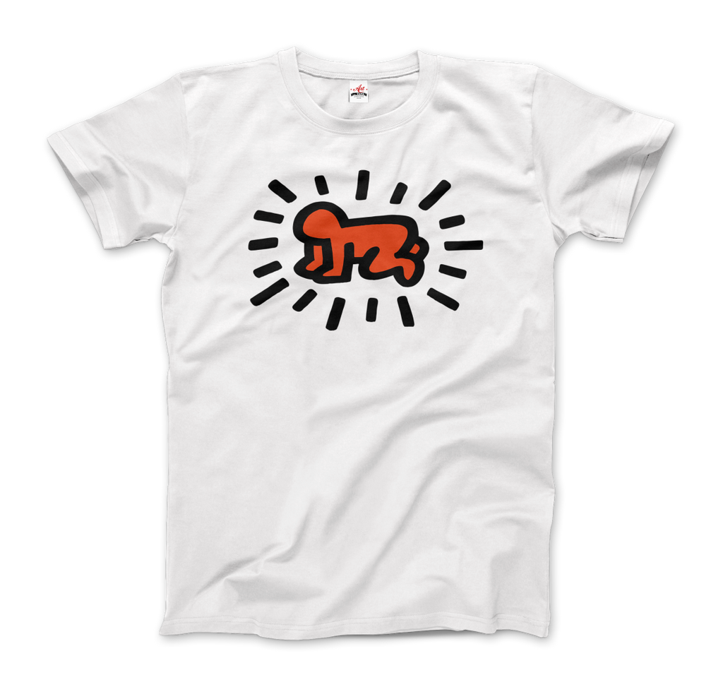 keith haring radiant baby icon 1990 street art t shirt