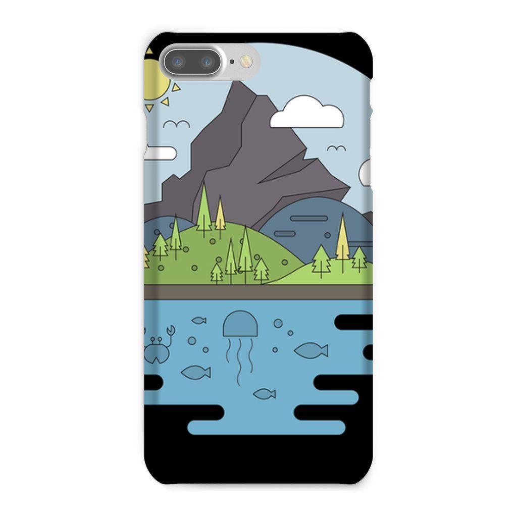 mountains world ii phone case