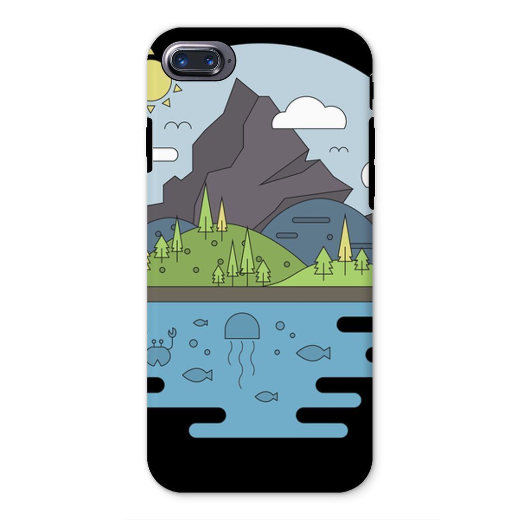 mountains world ii phone case