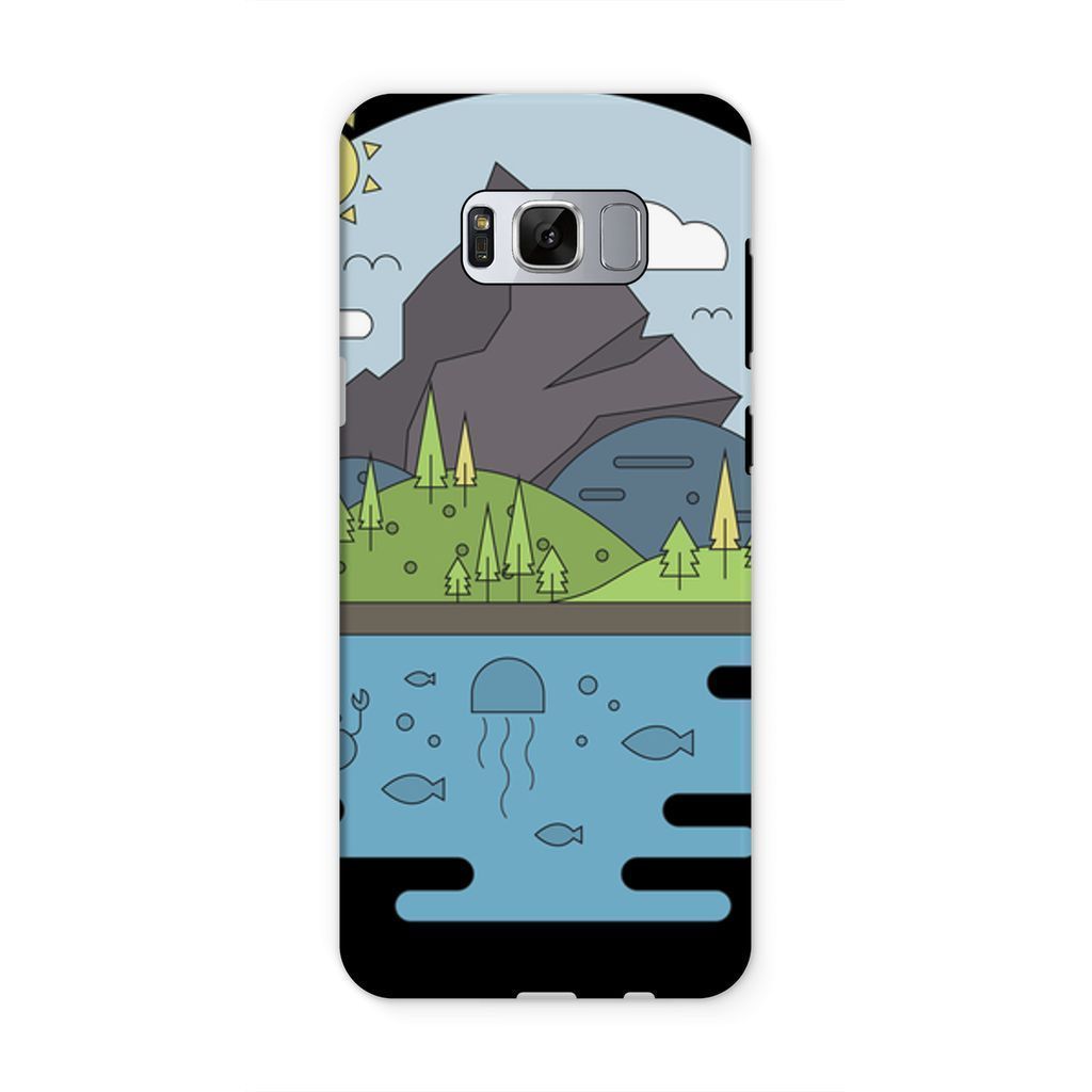 mountains world ii phone case