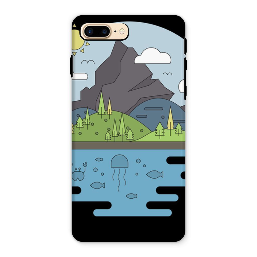 mountains world ii phone case