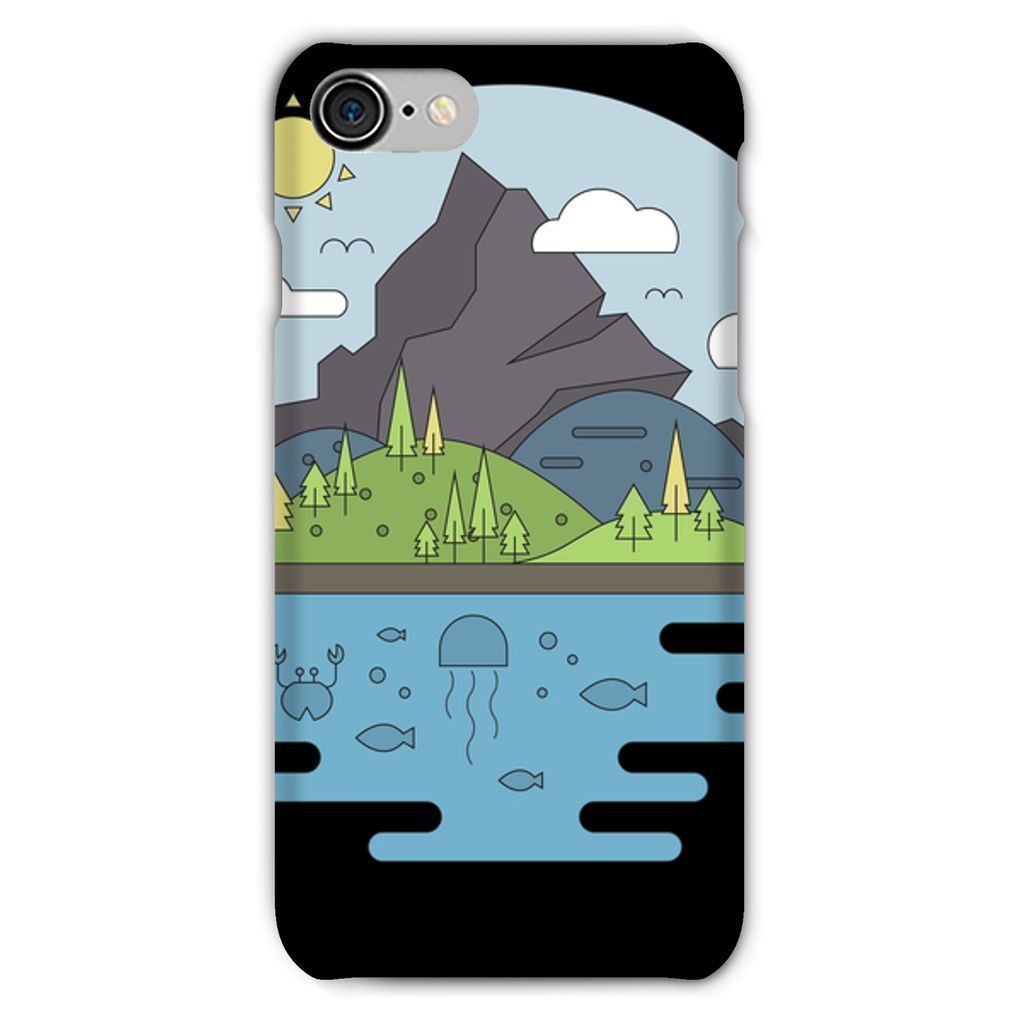 mountains world ii phone case