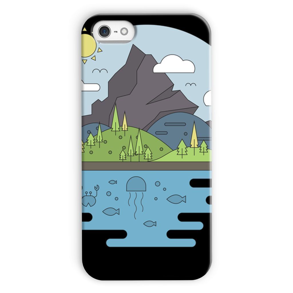 mountains world ii phone case