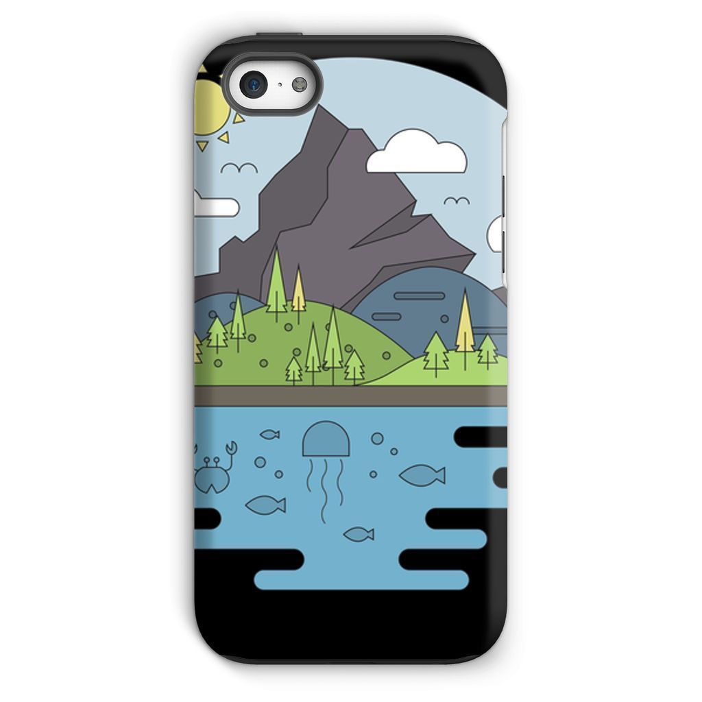 mountains world ii phone case
