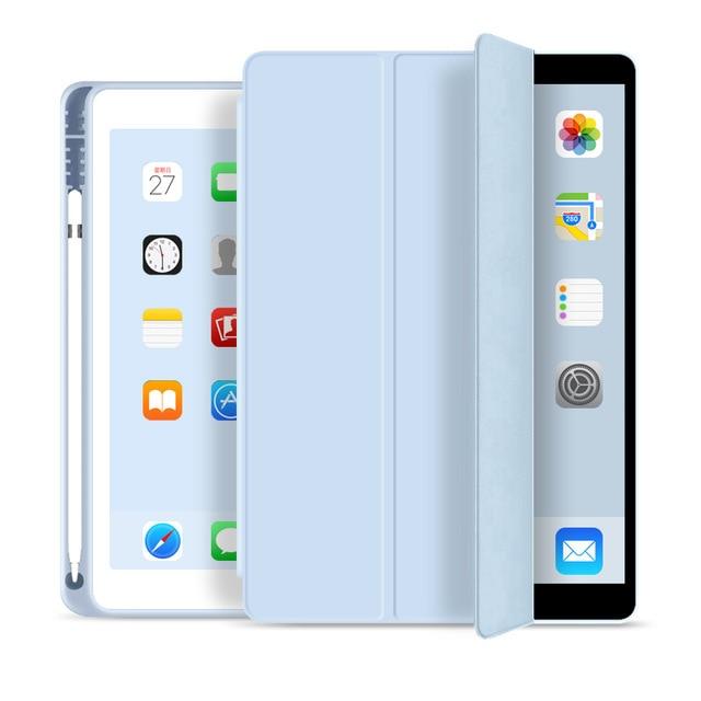 case for 2020 ipad 10 2 8th 2018 2017 9 7 mini 5 2021 pro 11 10 5 air 3 4 smart cover with pencil holder ipad 5th 6th generation tablets e books case