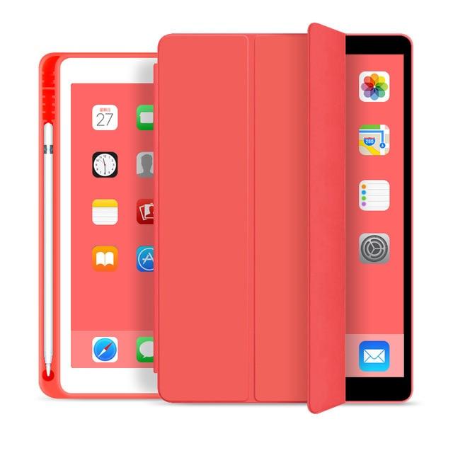 case for 2020 ipad 10 2 8th 2018 2017 9 7 mini 5 2021 pro 11 10 5 air 3 4 smart cover with pencil holder ipad 5th 6th generation tablets e books case